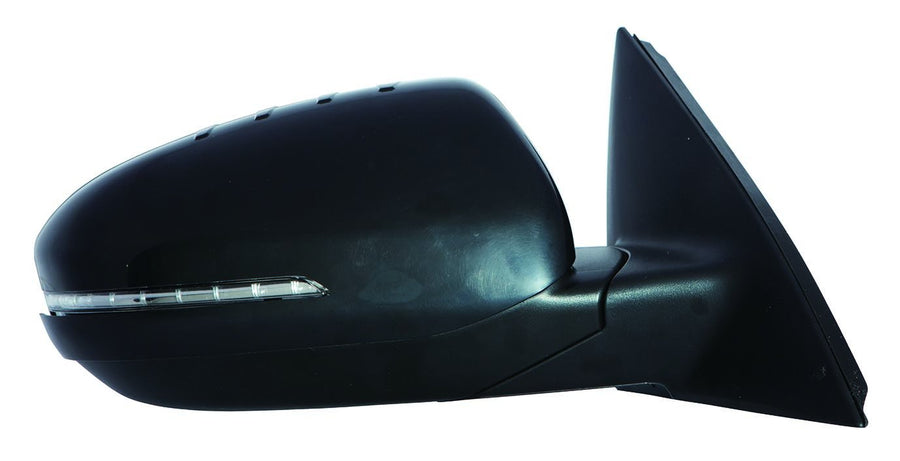Kia Optima DEPO 323-5401R3EBH Passenger Side Heated Power Mirror with Turn Signal Lamp, Black