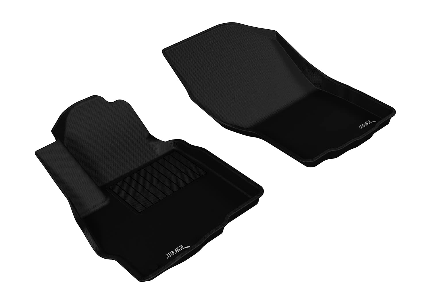 Kagu 3D MAXpider Custom Fit Floor Mat (Black) Compatible with Mitsubishi Outlander Sport 2011-2026 - Front Row