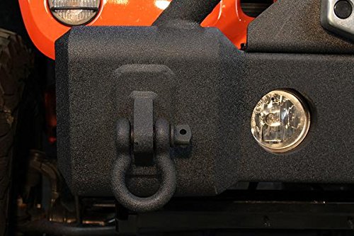 Black Coated Fishbone Offroad Shackle Set (Pair)