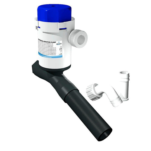 Cartridge Aerator Pump ALBIN PUMP Marine 750 GPH 12V Angled - 01-05-080