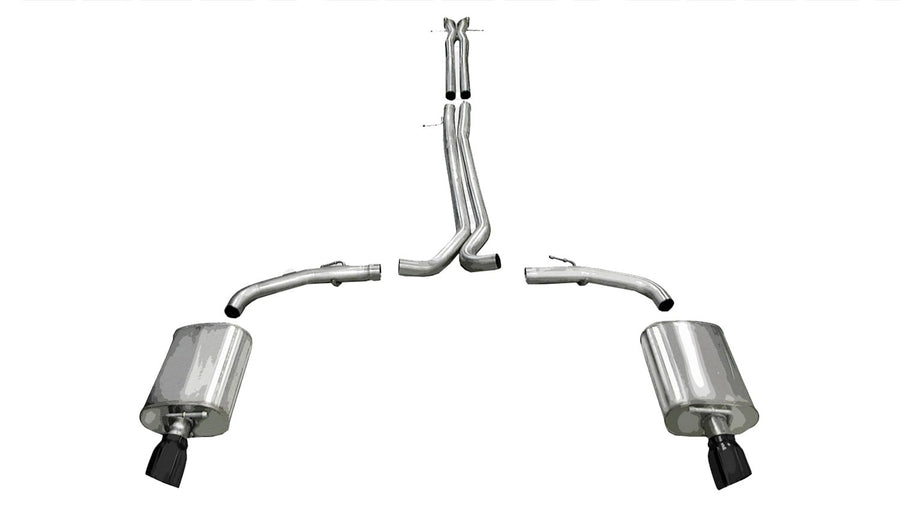 Axle-Back CORSA Exhaust System 14315BLK