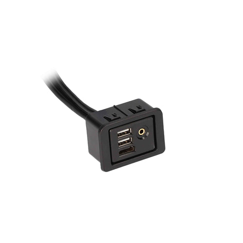 Heise USB/Aux/Hdmi Replacement Panel 3 Feet - Chrysler/Dodge/Jeep Axxess