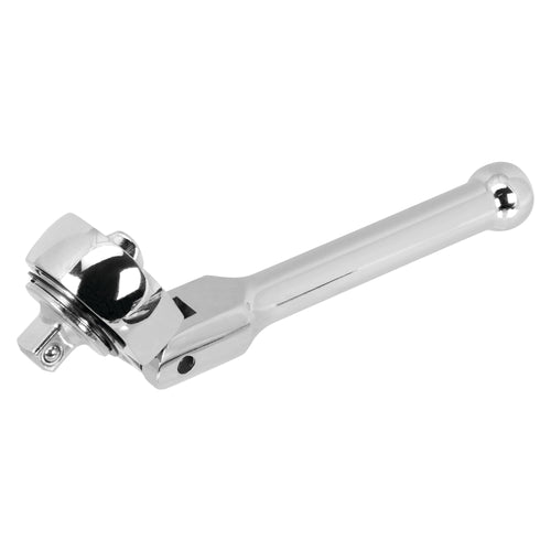 W36114 Performance Tool 4 1/2-Inch Quick Release Ratchet with 43 Gear Teeth, Chrome Vanadium Steel Construction and Polished Nickel Finish