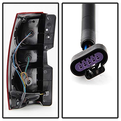 Chevy Suburban Xtune ALT-JH-CSUB07-OE-RSM Tail Light