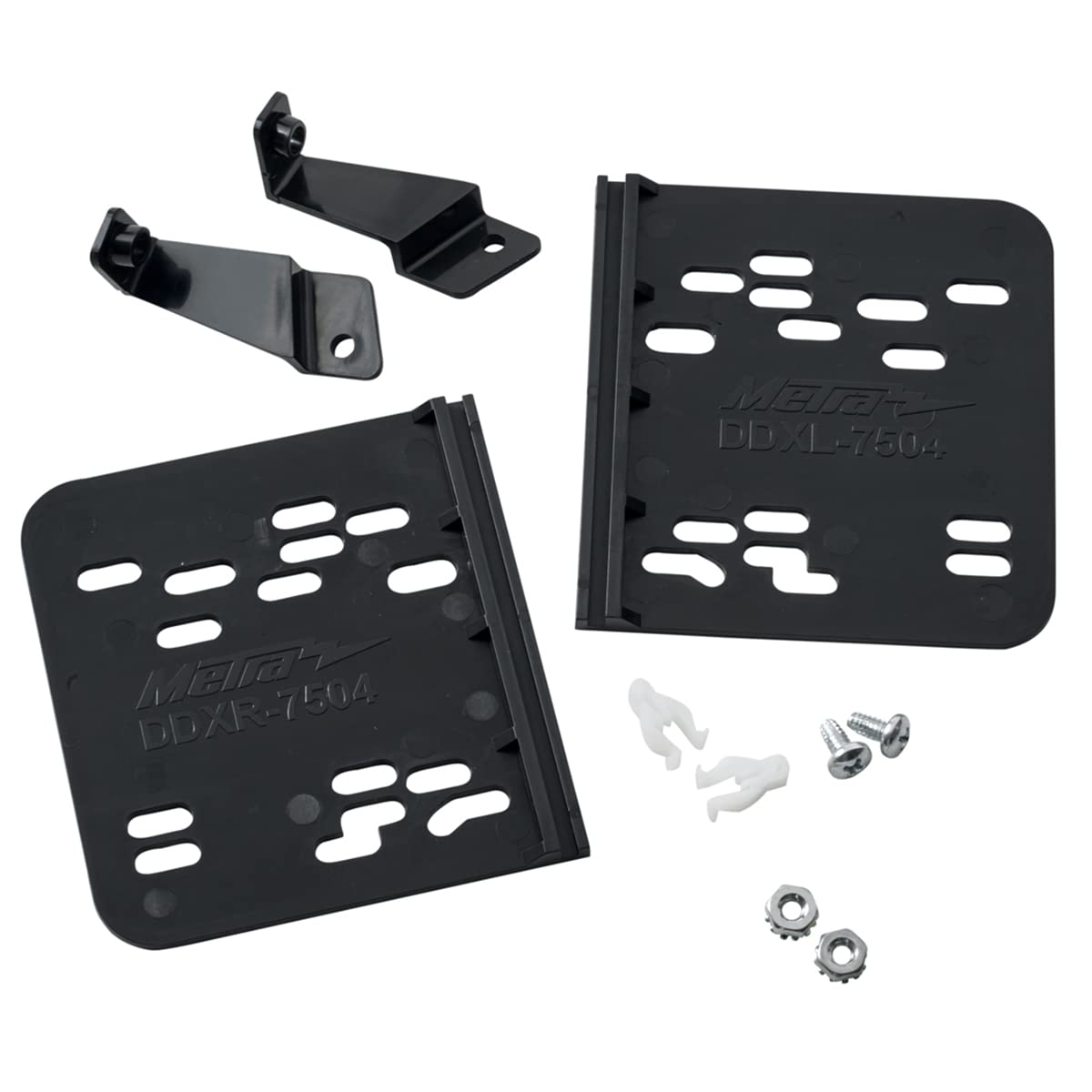 Metra 95-7504 Electronics Double Din Installation Dash Kit for 2004-2009 Mazda 3 Install Kit, Black, Apple