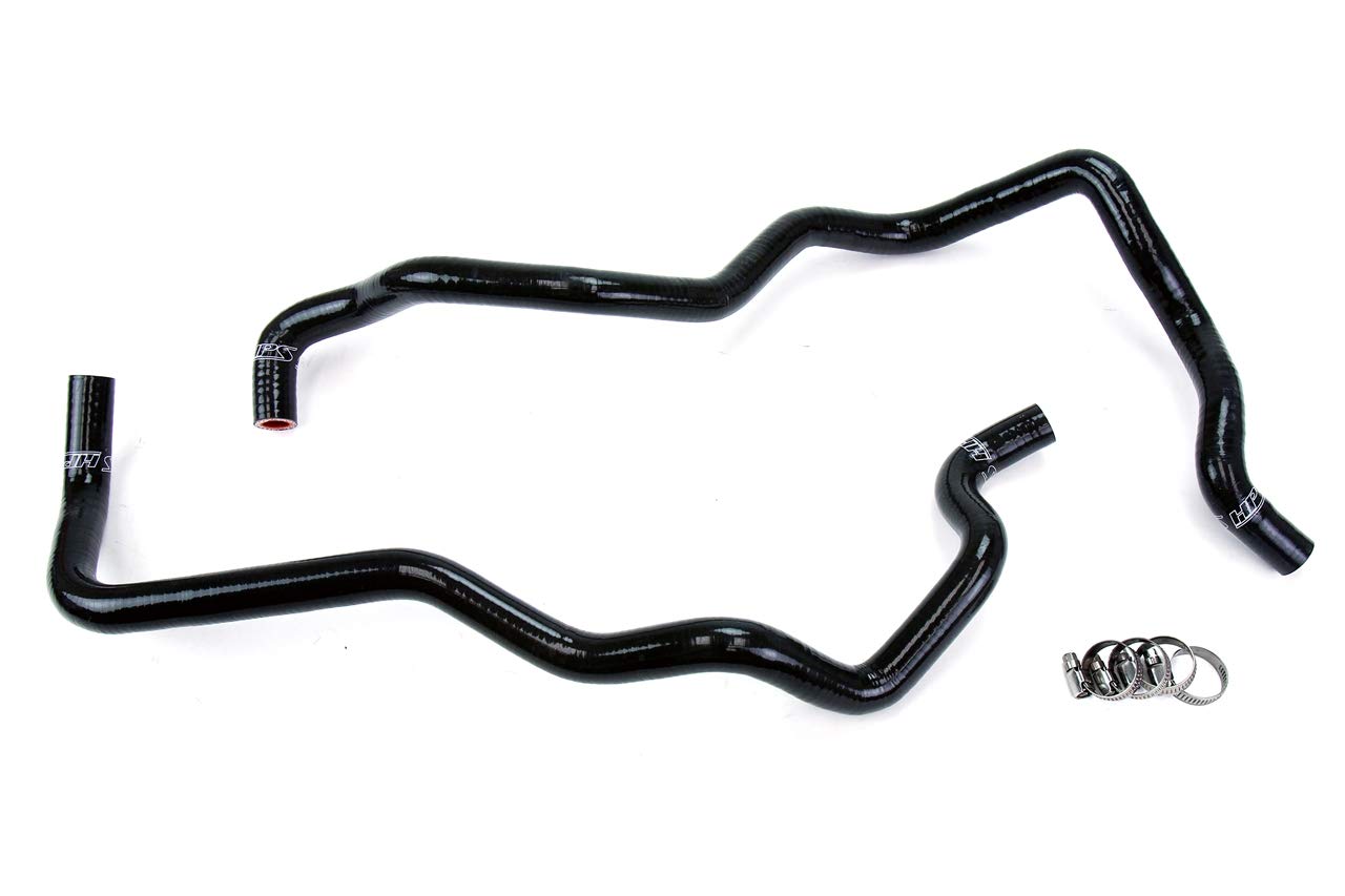 Black HPS 57-1220H-BLK Silicone Heater Hose Kit (Coolant)
