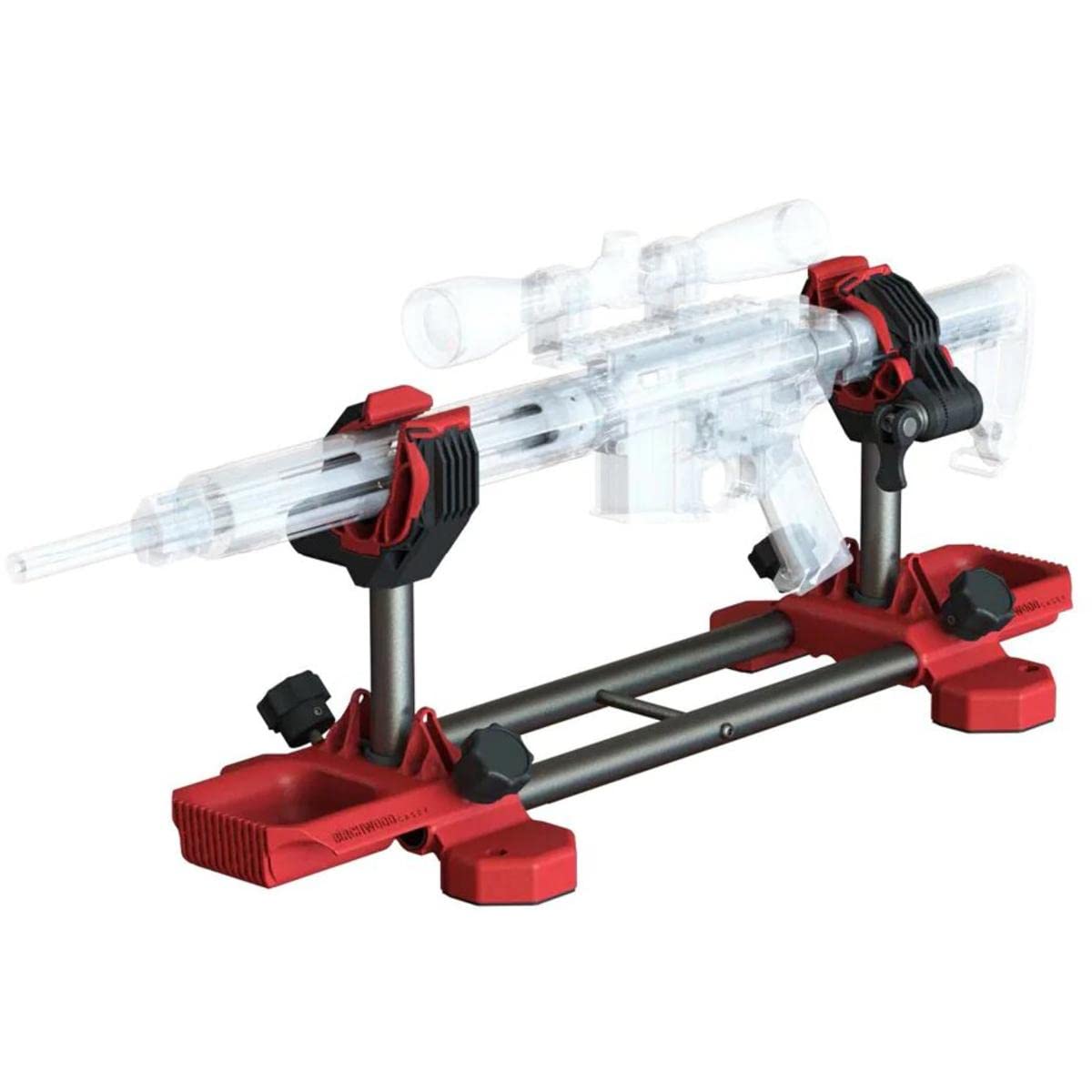 Durable Birchwood Casey Securelock Adjustable Gun Vise with Steel Frame, Non-Slip Leveling Feet & Top Mounting Provisions