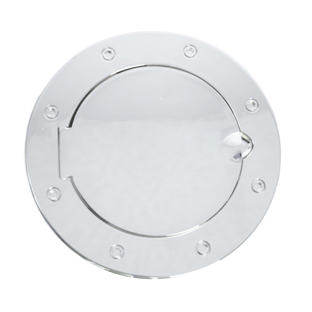 Gas Cap Door, Rugged Ridge Non-Locking Stainless Steel | 11134.02 | Fits 2007-2018 Jeep Wrangler JK