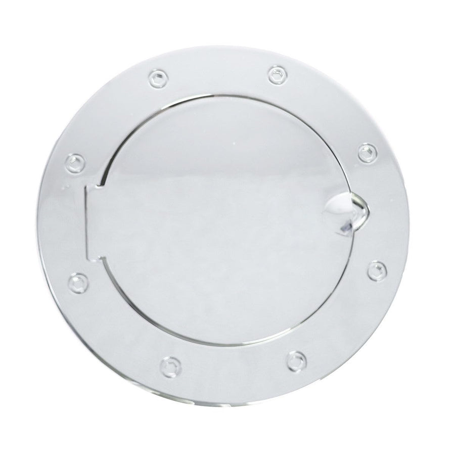 Gas Cap Door, Rugged Ridge Non-Locking Stainless Steel | 11134.02 | Fits 2007-2018 Jeep Wrangler JK
