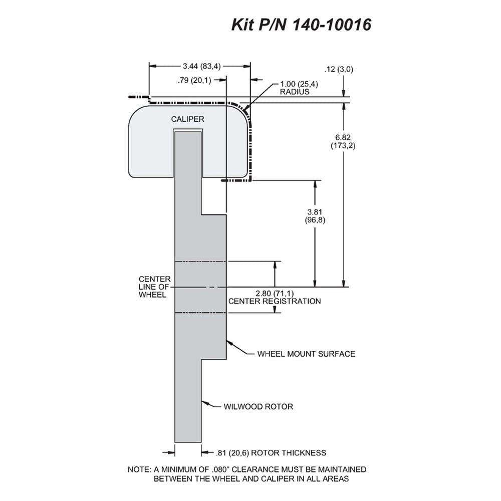 Disc Brake Pad & Rotor Wilwood 140-10016