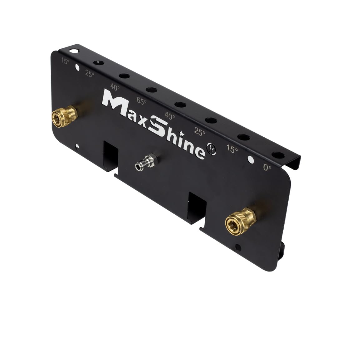 Maxshine Foam Cannon Holder Universal – Compatible with 1/4" Quick Connect – Wall-Mounted Organizer for Garage & Mobile Detailing – Holds Foam Cannons & Accessories – Metal Rack