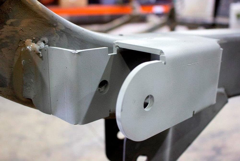 RB4021L Rustbuster Frameworks TJ Rear Upper control Arm Bracket Driver Side Fits Jeep Wrangler