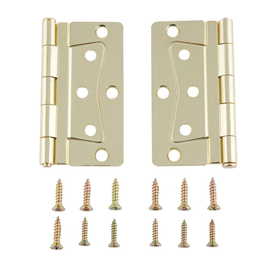 AP Products Deluxe APP013-136 Non-Mortise Hinge Brass - Pack of 2