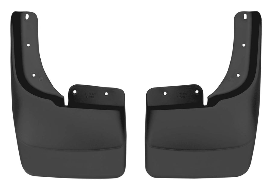 Front Mud Guards - Husky Liners | 1997-2004 Ford F150 Standard/SuperCab w/OE Fender Flares, Front Set - Black, 2 Pc | 56411