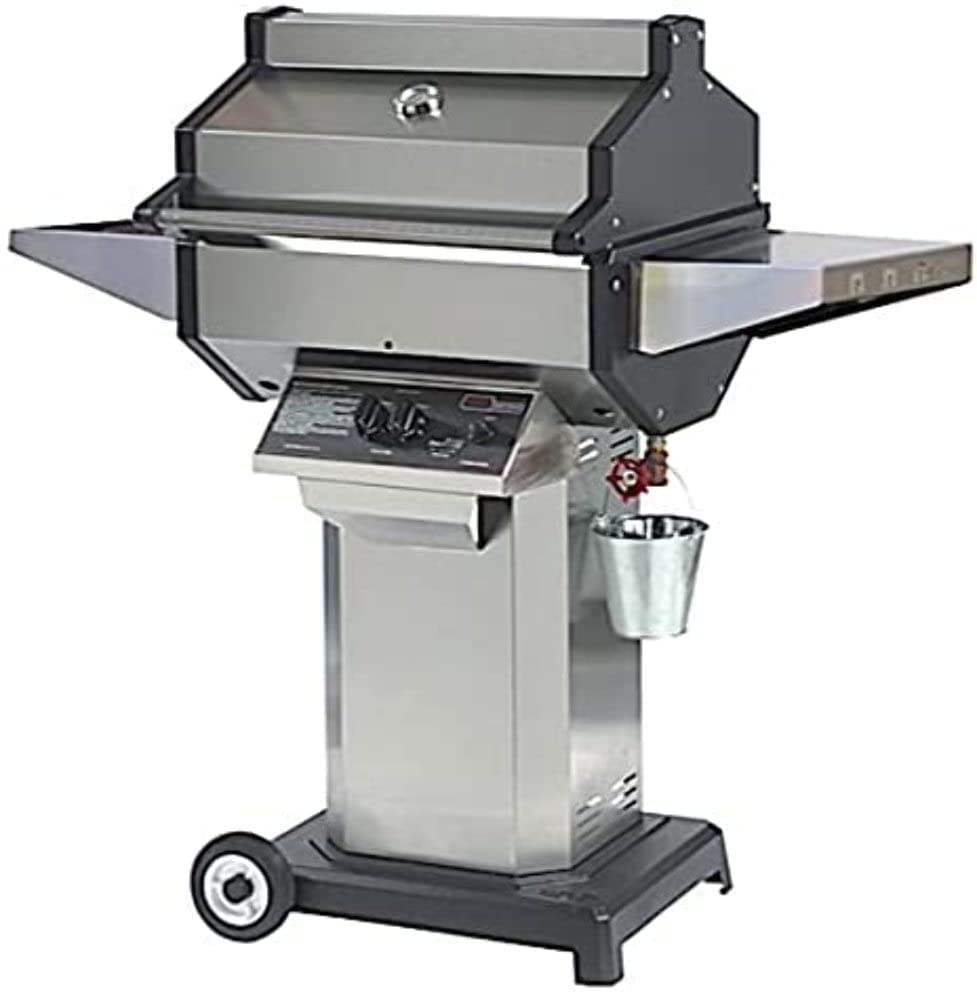 Phoenix Grills Aluminum PXGOCOLB Column with Black Powder-Paint Finish SS Access Door for All Models & Bases