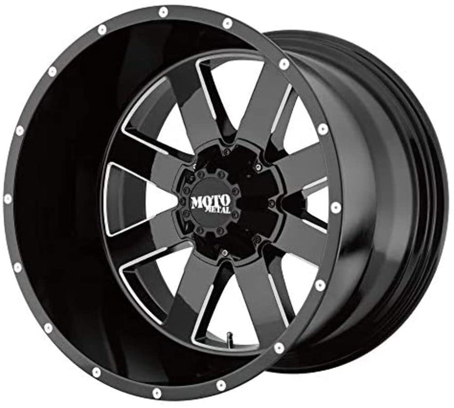 MO962 Moto Metal Gloss Black With Milled Accents 22x10 5x127/5x139.7 -18