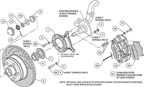 140-13476-D Wilwood Disc Brake Kit, 1 Pack