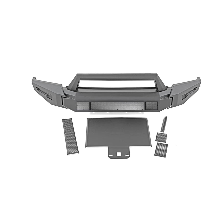 Armour II Heavy Duty Black Horse Modular Front Bumper Matte Black Compatible with 2019-2023 Ford Ranger-AFB-FR19