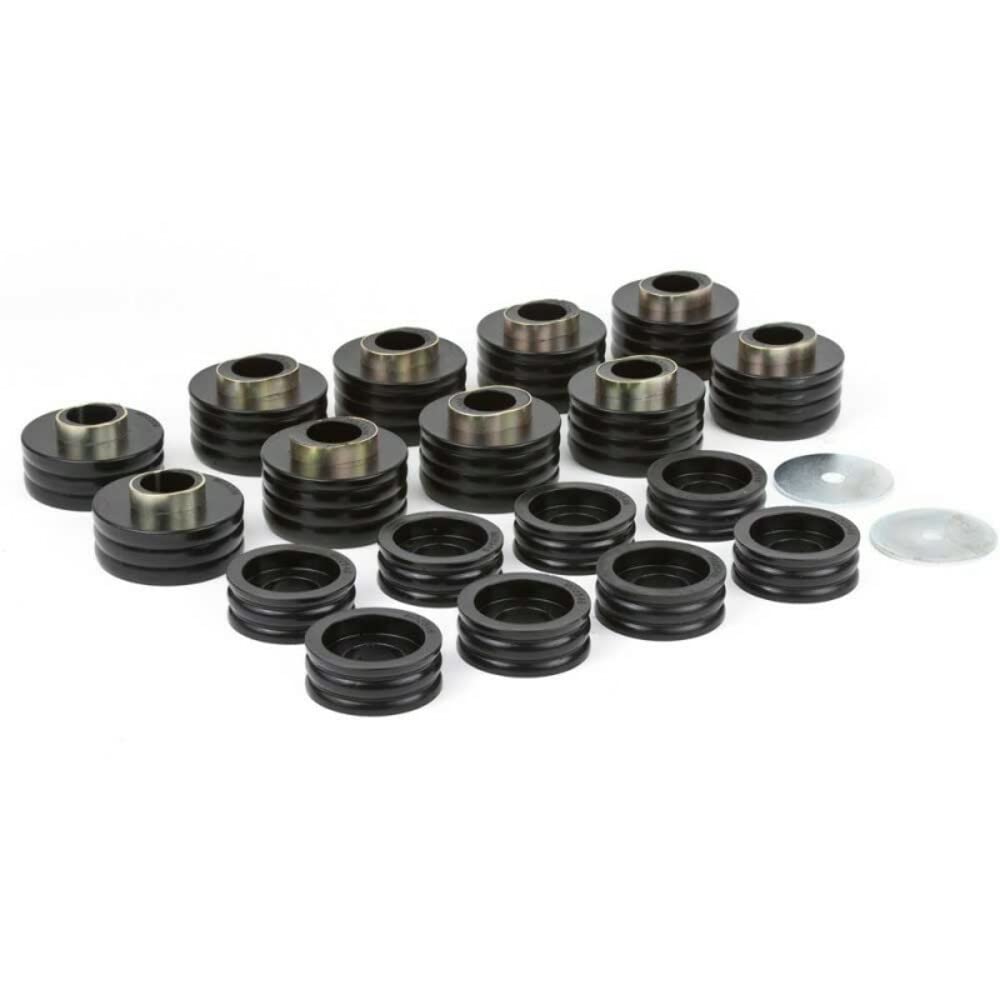 Ford F250/350 Daystar Polyurethane Body Mounts, fits 1999 to 2017 2/4WD, KF04050BK, Made in America , Black