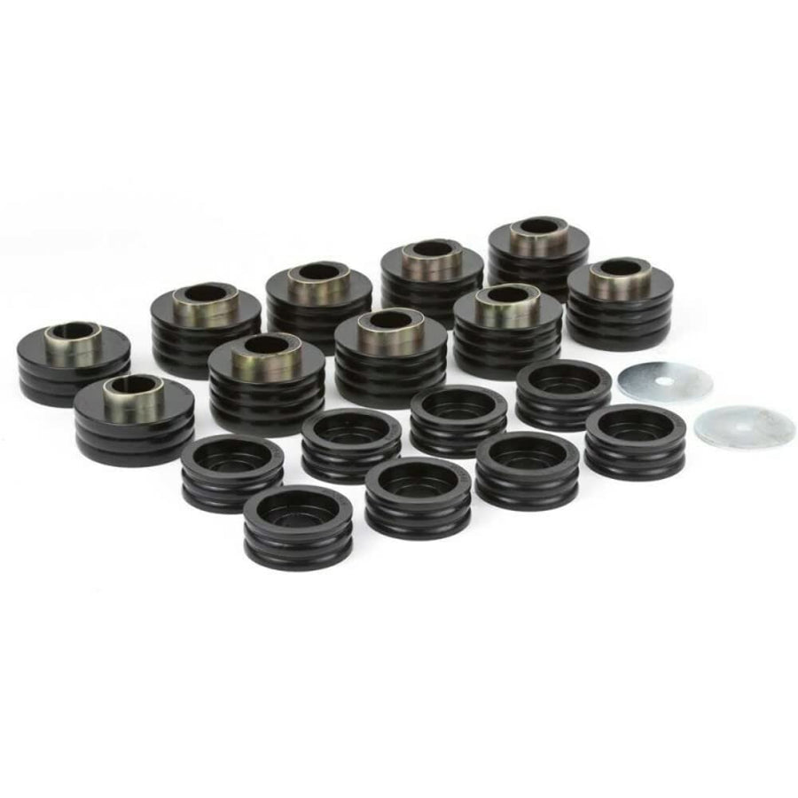 Ford F250/350 Daystar Polyurethane Body Mounts, fits 1999 to 2017 2/4WD, KF04050BK, Made in America , Black