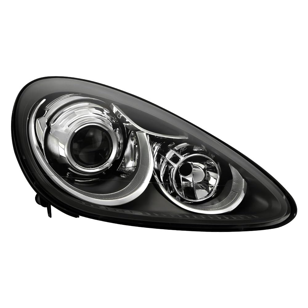 Porsche Cayenne 11-14 Spyder (POE) HID w/AFS Non-LED DRL Projector Headlights - OE Grey Right