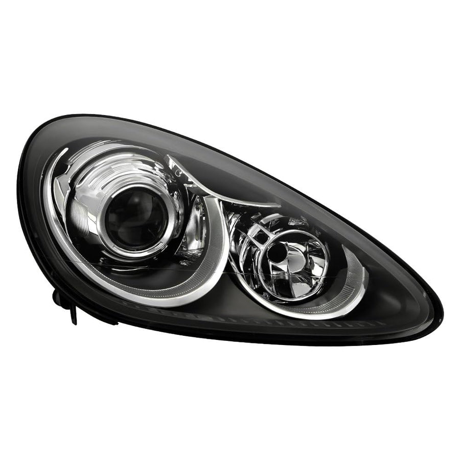 Porsche Cayenne 11-14 Spyder (POE) HID w/AFS Non-LED DRL Projector Headlights - OE Grey Right