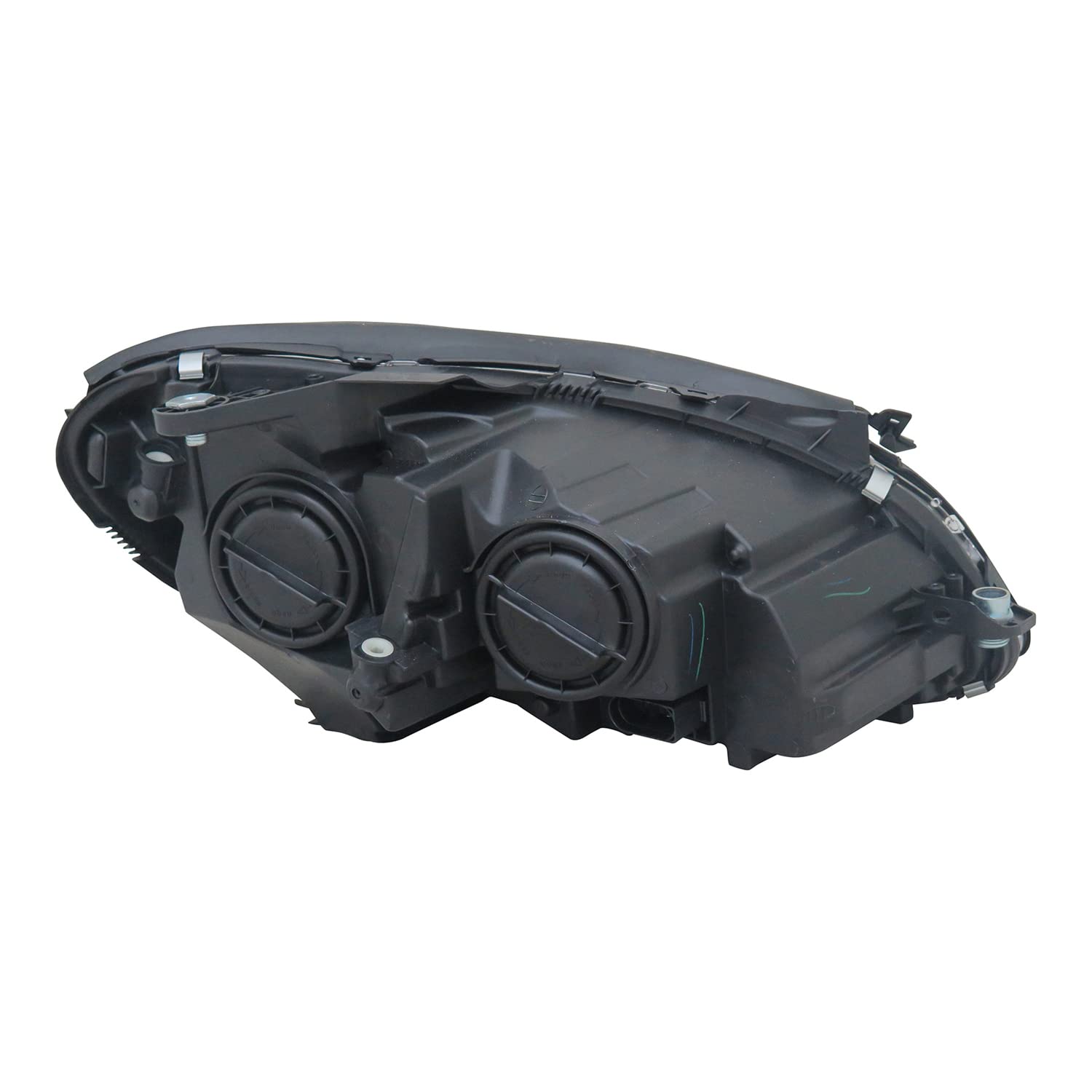Left TYC Headlight Assembly Compatible with 2012-2014 Mercedes Benz C-Class