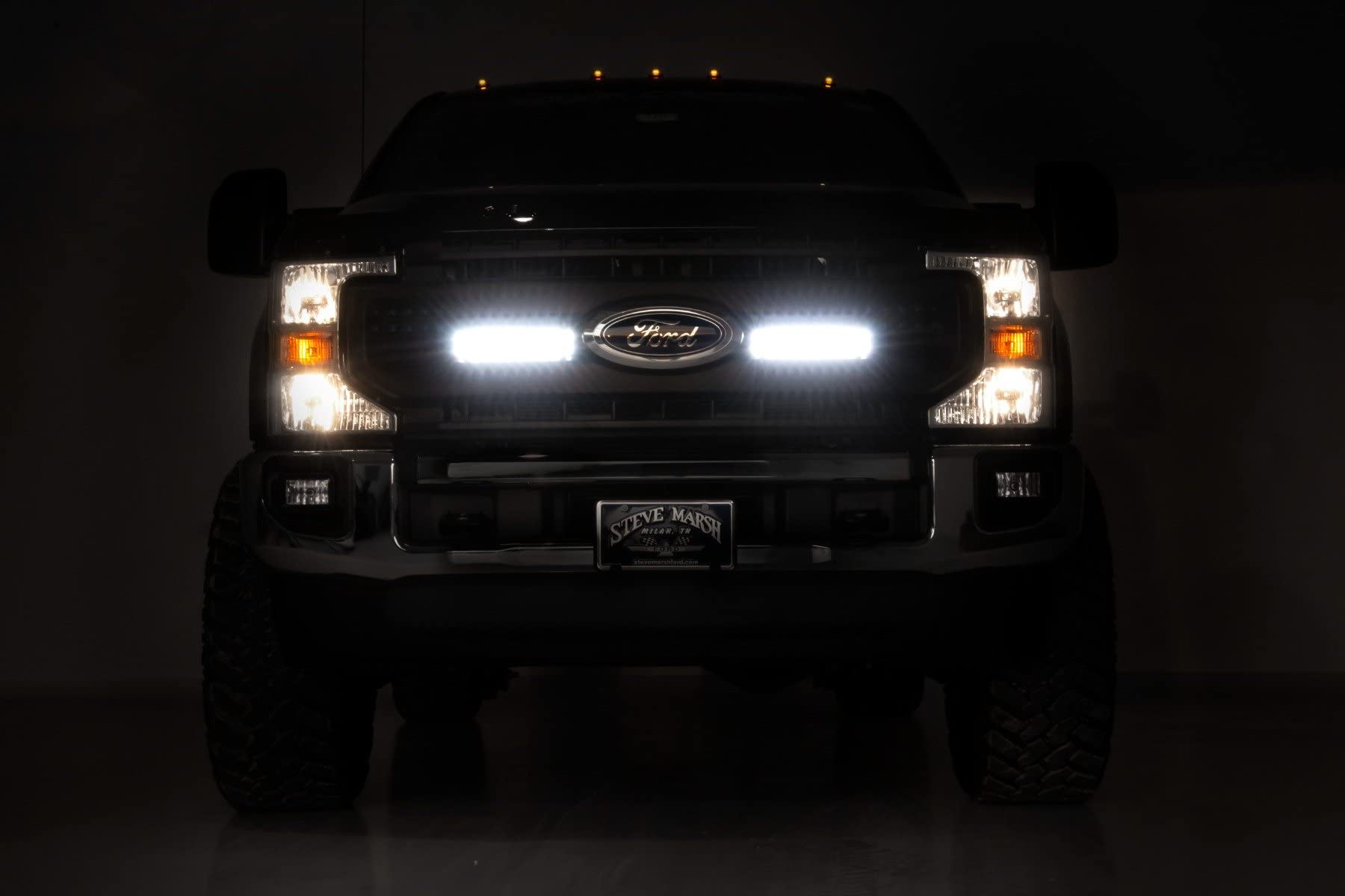 10" Rough Country Slimeline Grille Mount LED Kit for 20-21 Super Duty - 70898