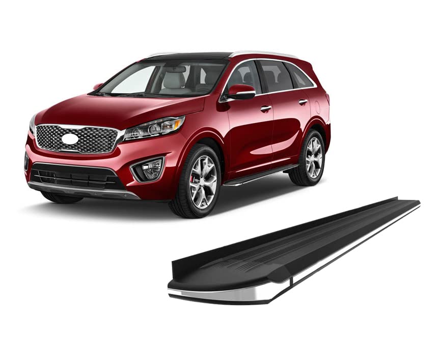 Exceed Black Horse Running Boards Compatible with 2014-2016 Kia Sorento-EX-KISO14