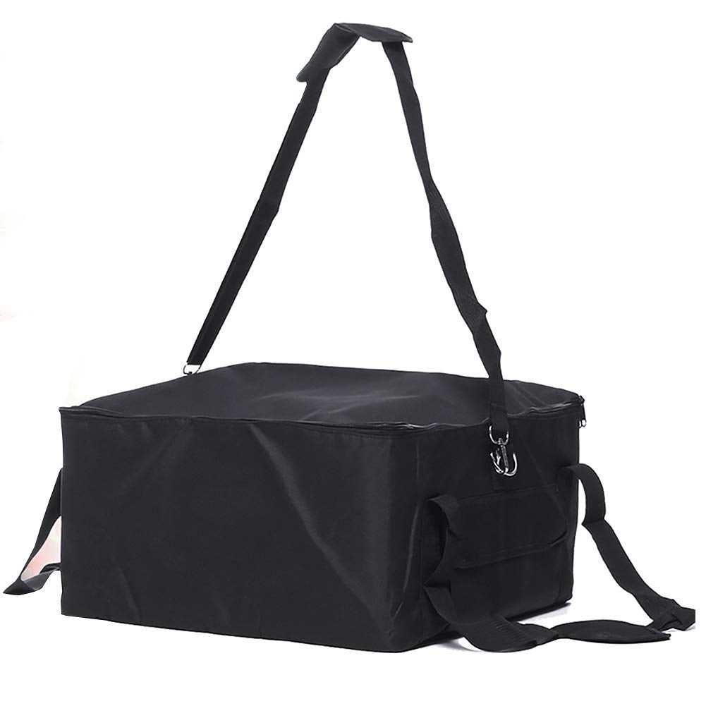 Pizza Bag with Aluminium Fabric, Food Delivery Bag, Waterproof Insulation, Portable Thermal Bag or Hot Food Delivery (16 Inch)