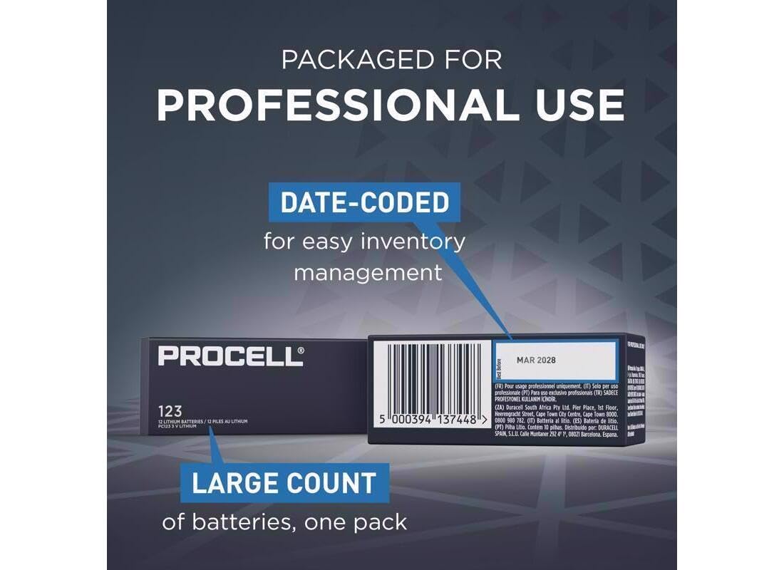 Alkaline Procell Intense Power C, 1.5V Batteries Pack of 12