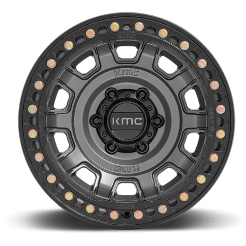 KMC Wheels 17X9 TANK BEADLOCK 6X5.53.5 -38mm ANTHRACITE - KM23679060438N