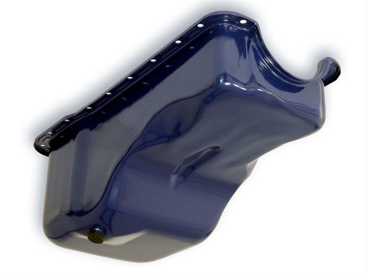 Small Block Scott Drake C5ZZ-6675-B Painted Oil Pan Blue