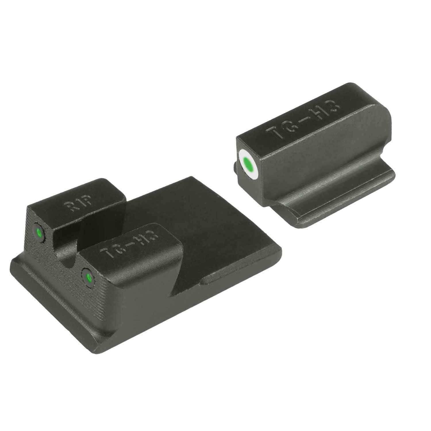 Tritium Pro TRUGLO Glow-in-The-Dark Handgun Night Sights for Ruger Pistols, Ruger SR9, SR9C, SR40, SR40C, SR45 Black