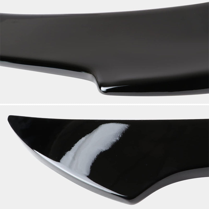 Glossy Black ABS Rear Trunk Spoiler Spec-D Tuning Compatible with 2016-2019 Honda Civic 5 Door Hatchback Models