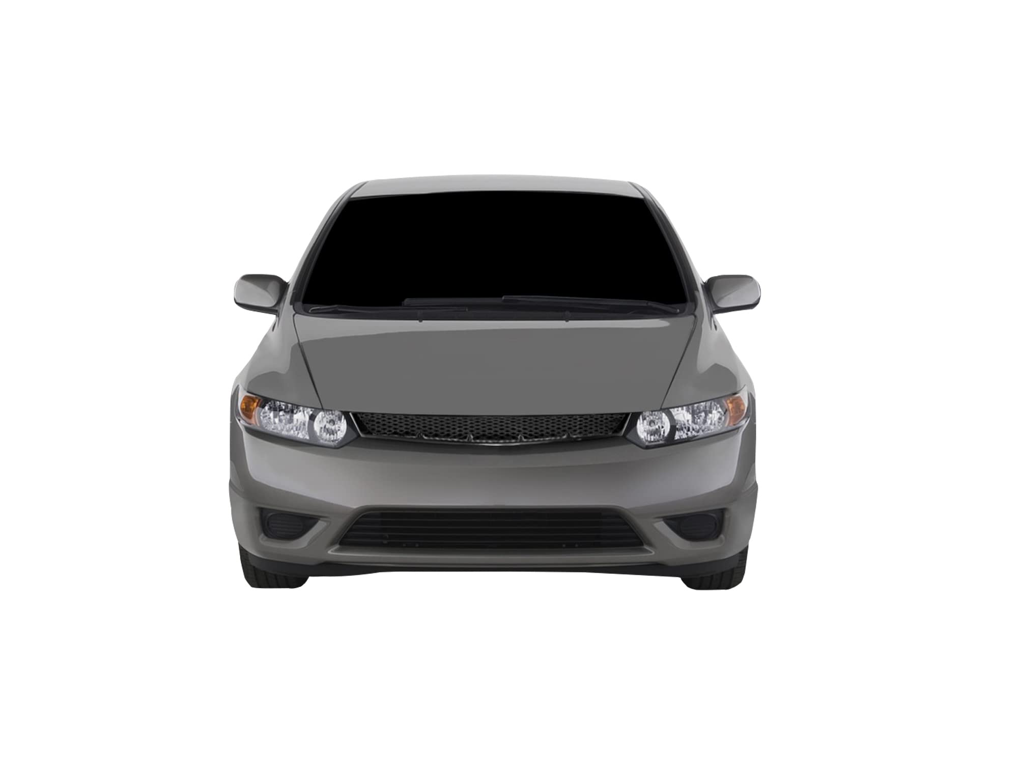 7149137 Armordillo USA Mesh Front Hood Grille - Gloss Black Fits 2006-2008 Honda Civic 2 Door Coupe