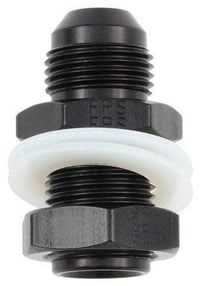 Size (-10) Black Fragola 483110-BL Fuel Cell Bulkhead Fitting