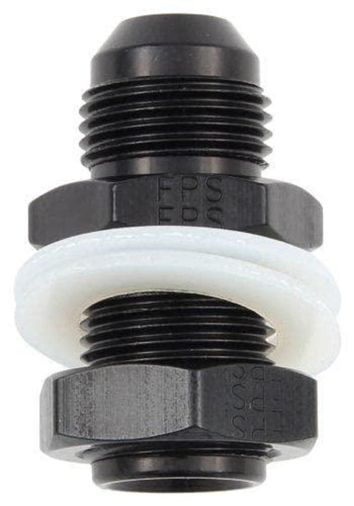 Size (-10) Black Fragola 483110-BL Fuel Cell Bulkhead Fitting
