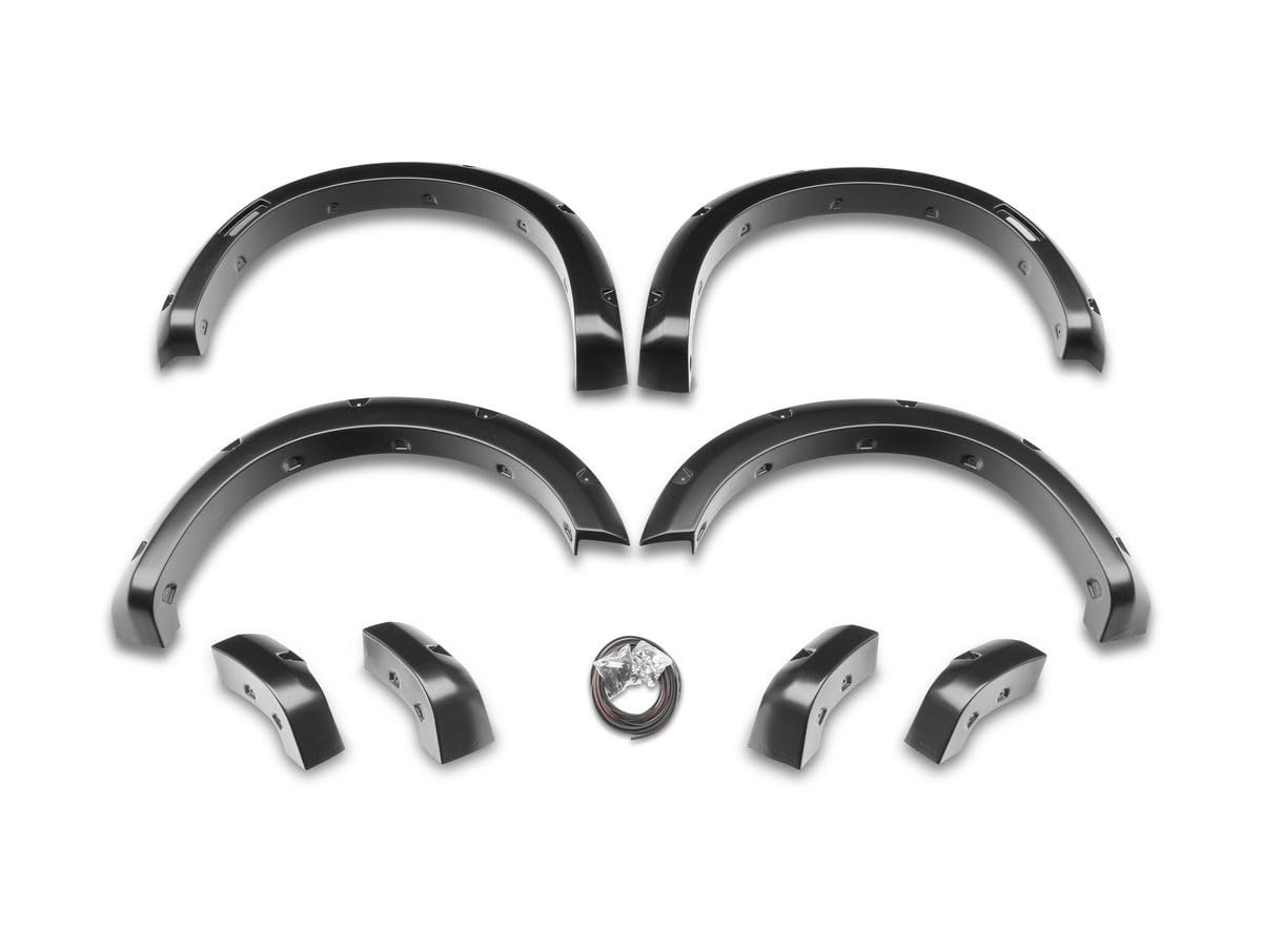 Fender Flares Husky Liners Pocket Style | Fits 2019-2023 Ford Ranger, 5' Bed | Front & Rear, 4-pc Black - 2802949