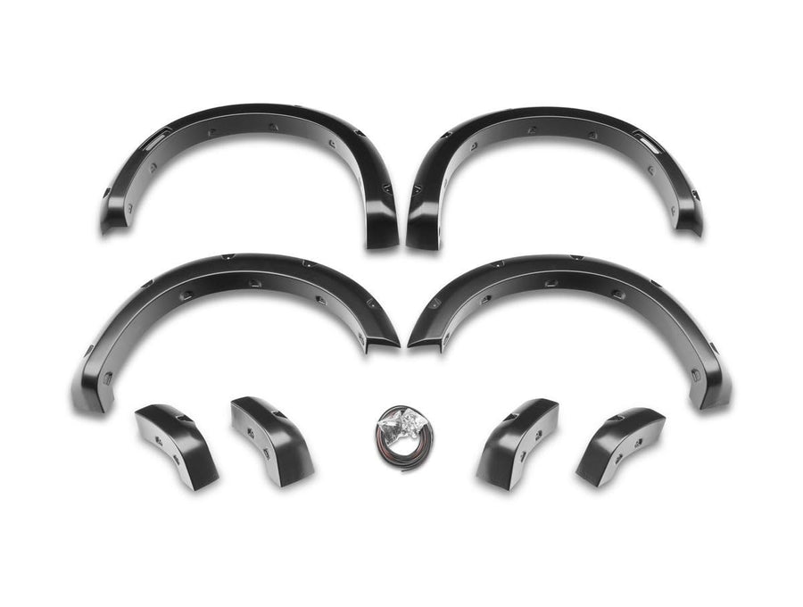 Fender Flares Husky Liners Pocket Style | Fits 2019-2023 Ford Ranger, 5' Bed | Front & Rear, 4-pc Black - 2802949