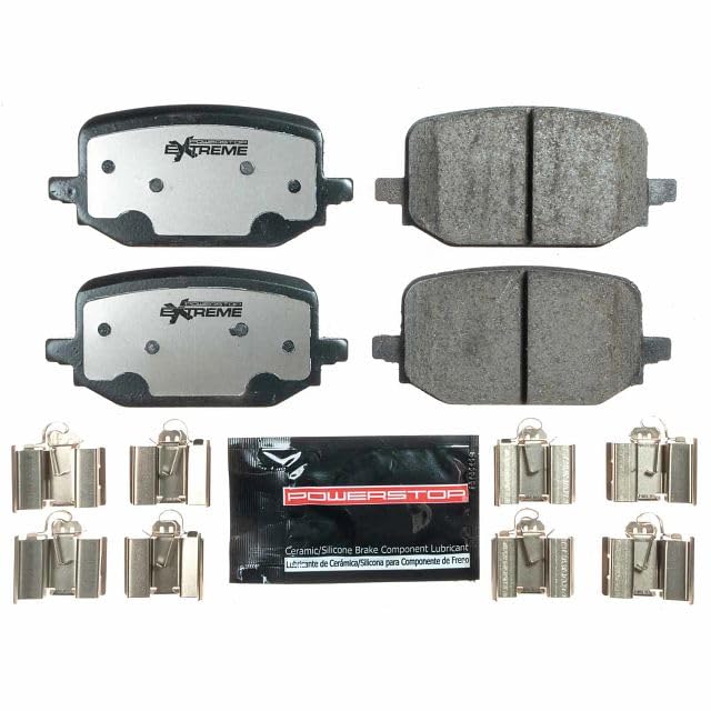 Power Stop Z36 Truck & Tow Z36-2232 Rear Carbon Fiber Ceramic Brake Pads with Hardware For Ford Explorer 2020-2022 [Model Specific]