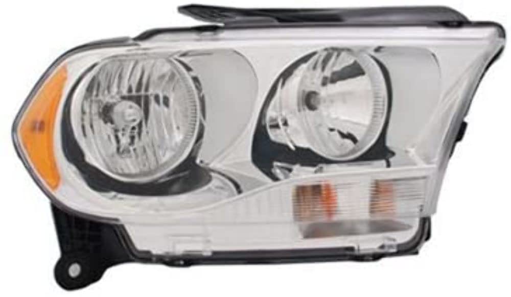 Dodge Durango 11-13 RH Halogen Head Lamp, w/chrome trim Value
