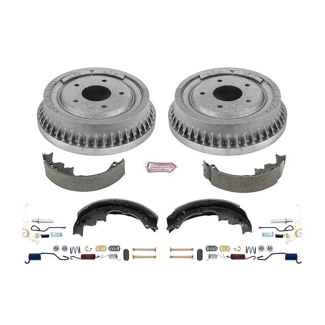 Power Stop Autospecialty KOE15291DK Rear Replacement Brake Kit-OE Brake Drums & Ceramic Brake Pads