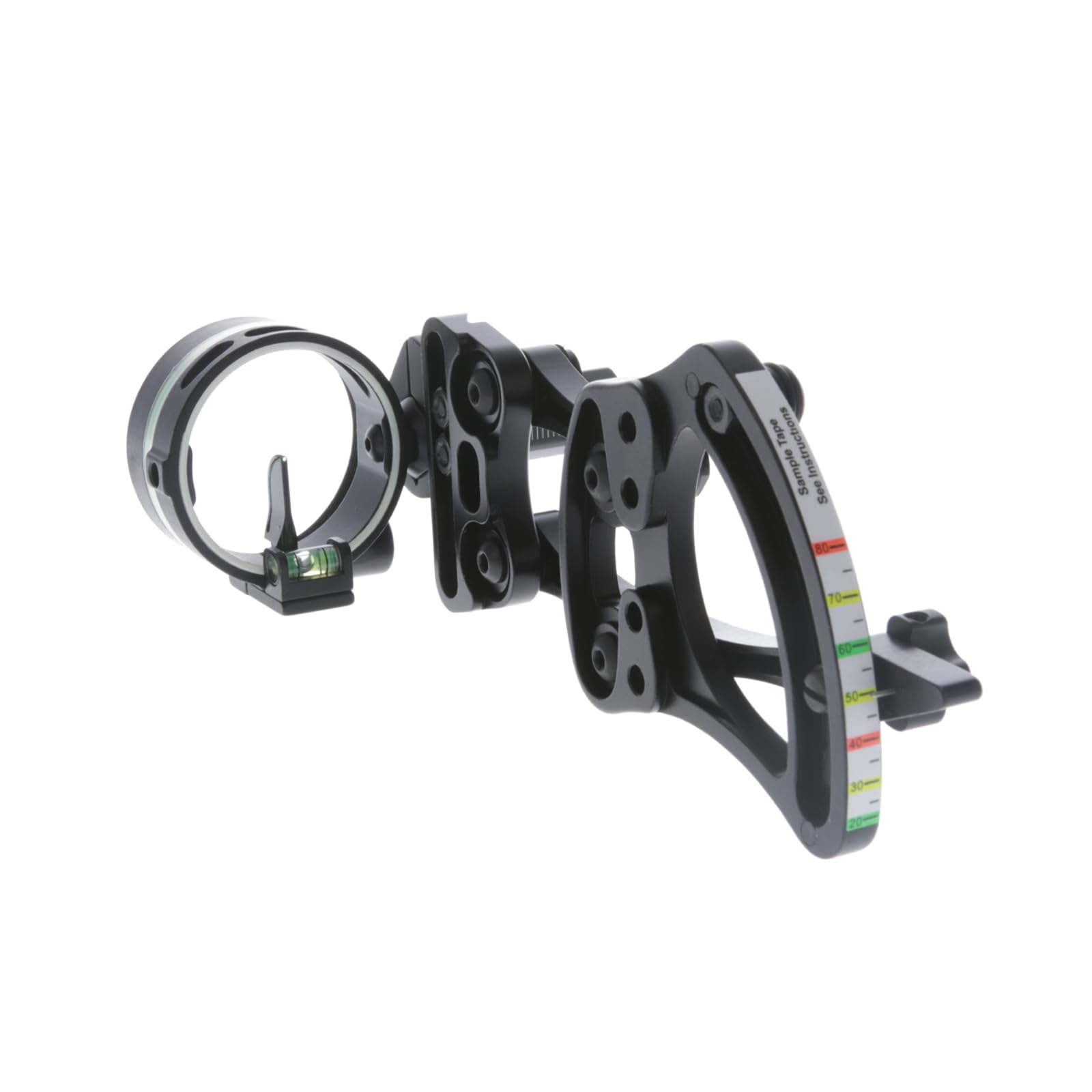 Range Rover TRUGLO Single-Pin .019" Dia Right-Handed Archery Hunting Moving Black Bow Sight with Standard Adjustment - Light Not Included