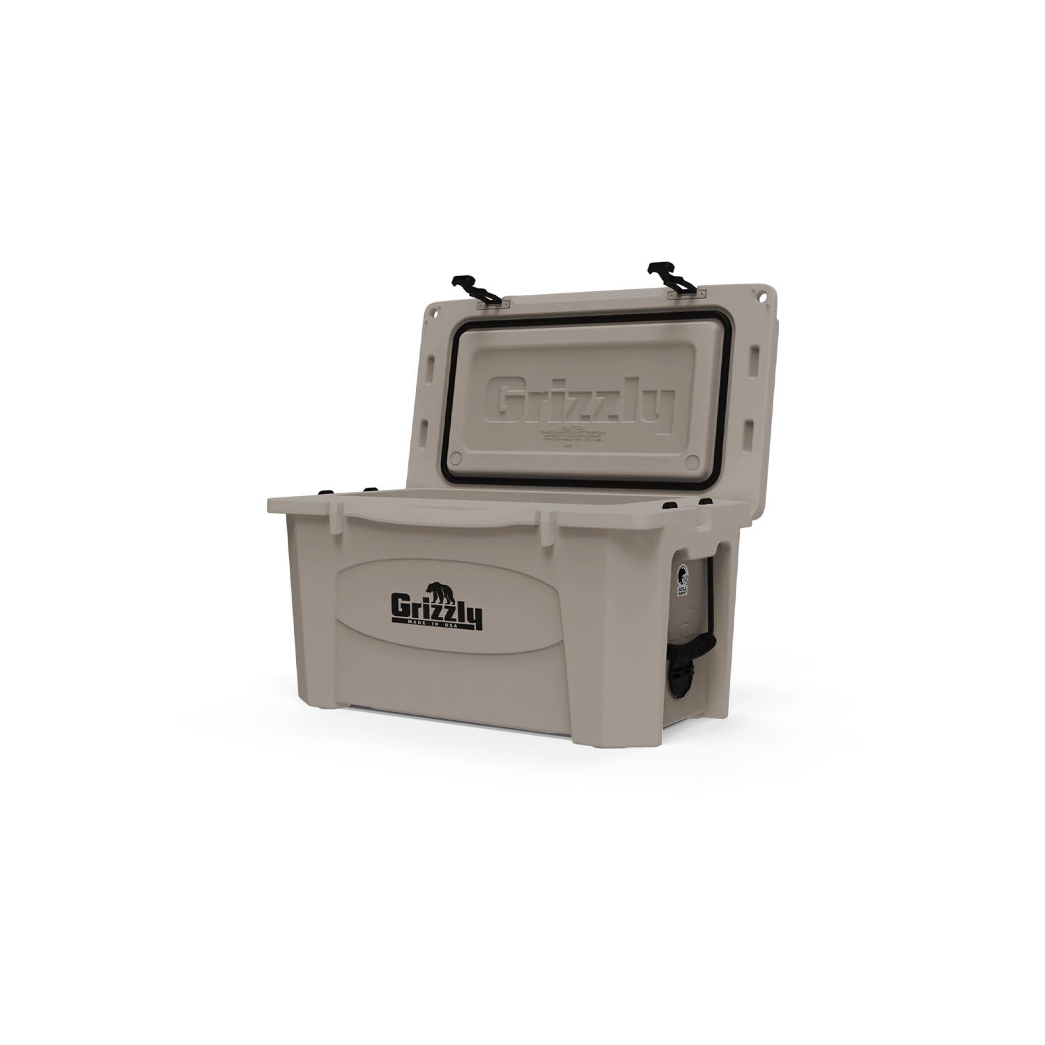 45 Cooler Grizzly | 45 qt Ice Chest Durable Rotomolded Insulated | Made in The USA | Warranty for Life | for Beach Boat Camping Fishing Hunting | G45 | Whitetail