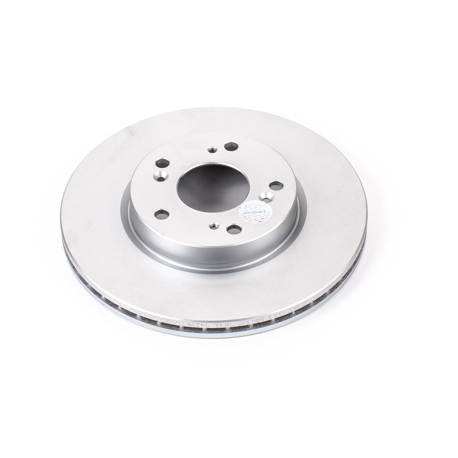 Power Stop JBR1556EVC Evolution rear Genuine Geomet® Coated Brake Rotor For Acura ILX 2013, Honda Accord 2013-2017, Honda Civic 2012-2015, Honda Fit 2013-2014 [Model Specific]