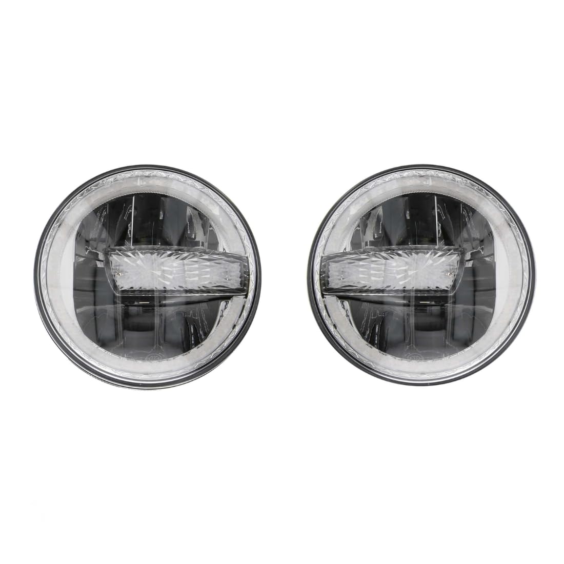 Metra - 7" LED Premium Chasing Headlights - Fits select Jeeps® (JP-709RGBKT)