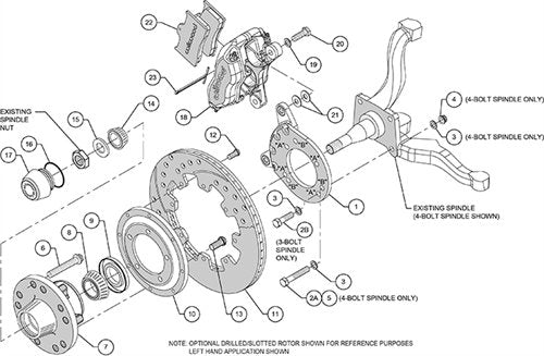 Red FDLI Front Kit,12.19"