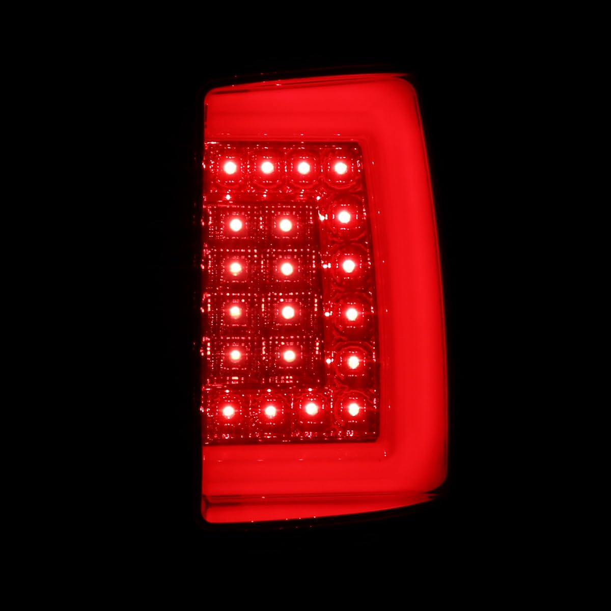 Red Smoke LED Bar Tail Lights SPEC-D TUNING Compatible with 2000-2006 Chevy/GMC Suburban, Chevy Tahoe, GMC Yukon/Denali/XL, Left + Right Pair Assembly