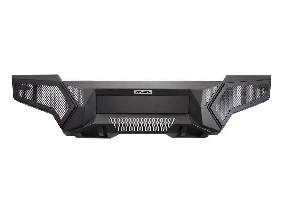 Element Front Bumper RealTruck w/Power Actuated Hide-Away Light Bar Mount | Steel, Textured Black | 341861T | Fits 2022-2025 Chevrolet Silverado 1500; 2019-2021 GMC Sierra 1500 & 2022 Limited